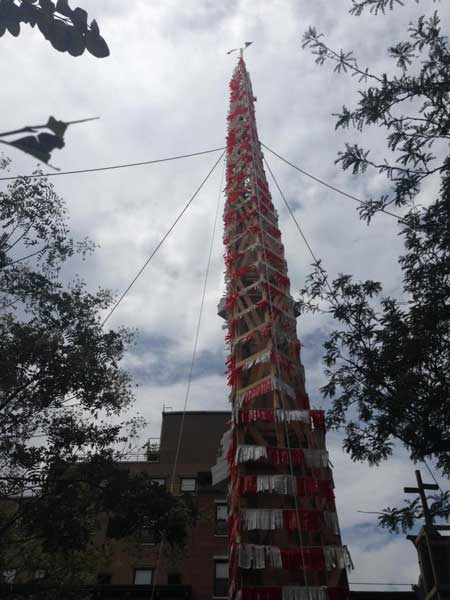 Parishioners Will Hoist Nearly 4 Ton Wooden Tower During Dance of the Giglio Festival