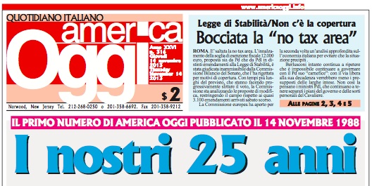 America Oggi Italian Newspaper Reports on East Harlem Giglio Feast