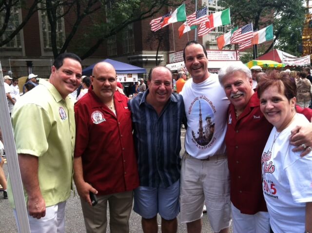 Actor Louis Mustillo visited the East Harlem Giglio Feast