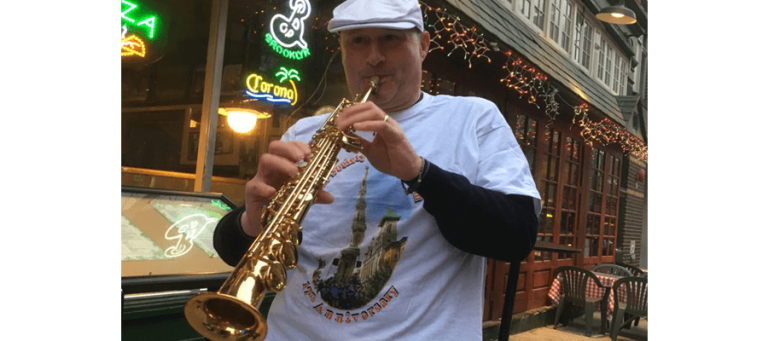 Saxophone Player Maurizio Saccone Visits