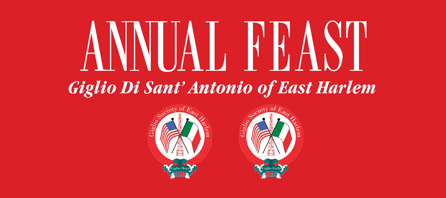 Giglio Society of East Harlem Feast 2017 Schedule of Events