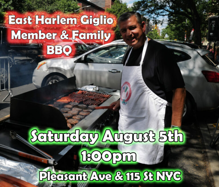 Member and Family BBQ – Saturday August 5th – 1:00pm